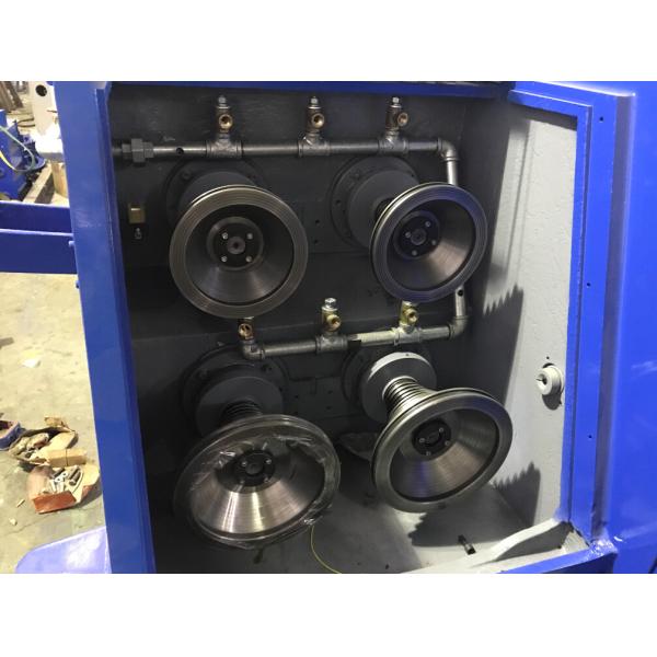 24DS Fine Aluminium Wire Drawing Machine , Magnetic Brake Small Wire Drawing Machine