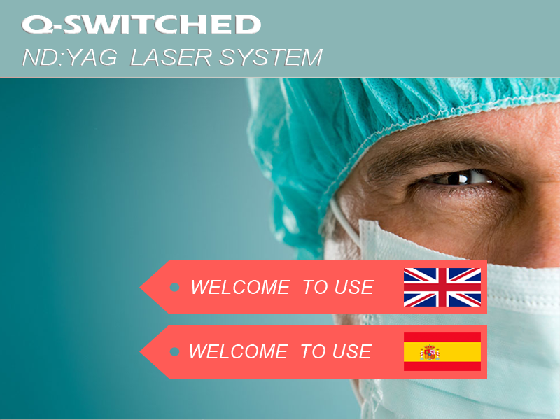 nd:yag laser for tattoo removal machine