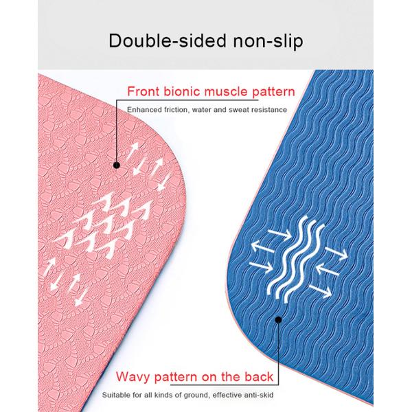 Workout 10MM 1.83M 6MM Extra Thick Padded Anti Skid Exercise Mat Multi Function