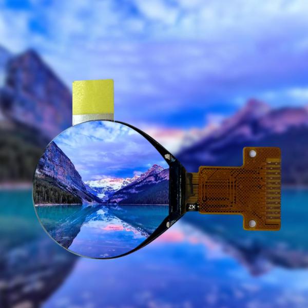 1.72 Inch Circular Lcd amoled Display with 466（RGB）X 466 resolution