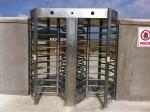 Exhibition Stainless Steel Access Control Turnstile Gate Standard RS485