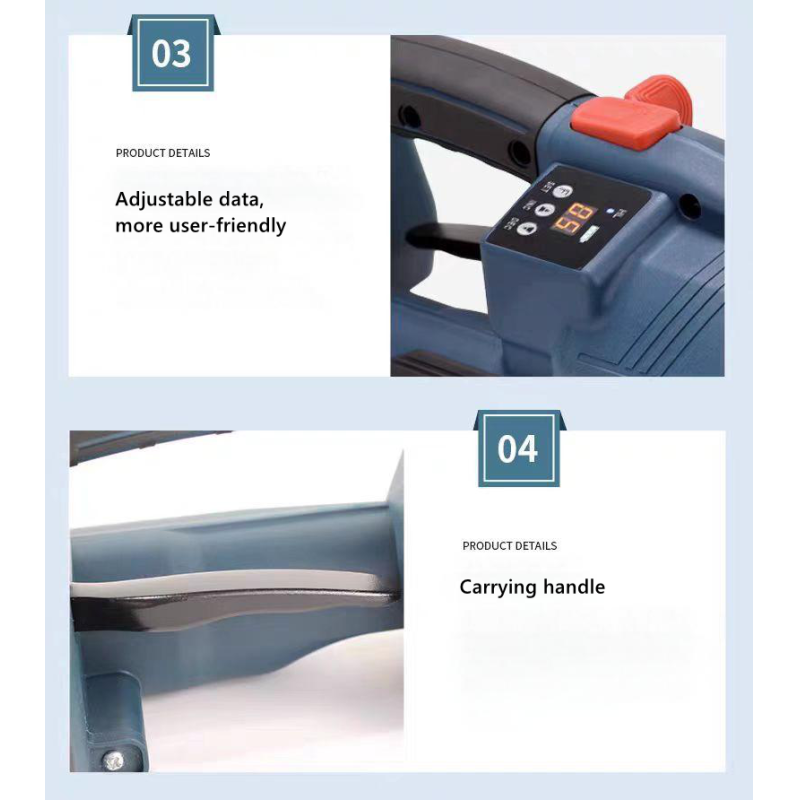 Portable Electric Strapping Machine with 2800N-3200N Maximum Tension for Easy Operation