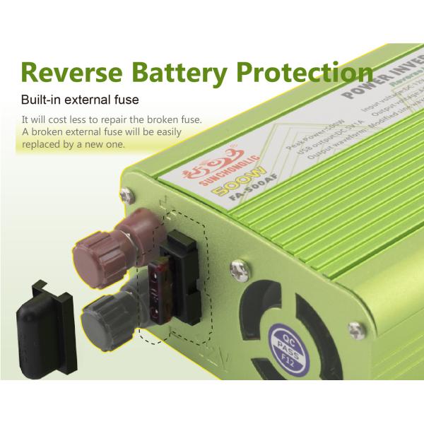 1000W Peak Power Modified Sine Wave Power Inverter with Built-in USB Charging and Multi-protection for Off Grid Use
