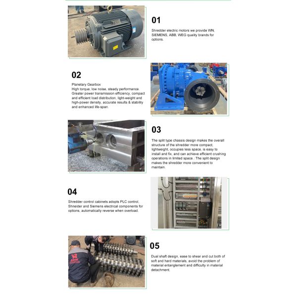 Large Dual-Shaft Shredders Are Specialized Equipment Designed for Processing Solid Waste