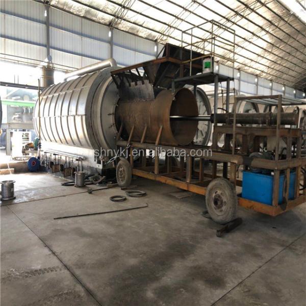 Waste Tyre Pyrolisys Plant 2600mm*6600mm For Green Energy Solution