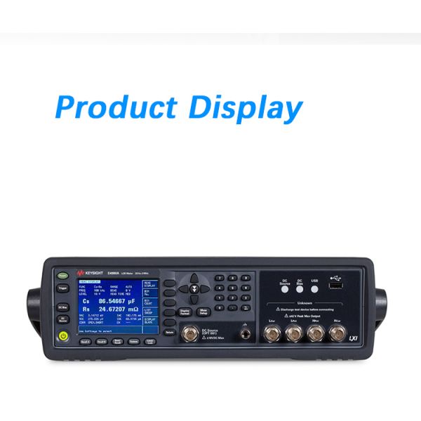 Keysight Agilent E4980A Precision LCR Meter with 20 Hz to 2 MHz Frequency 0.05% Basic Accuracy and 75 dB Dynamic Range