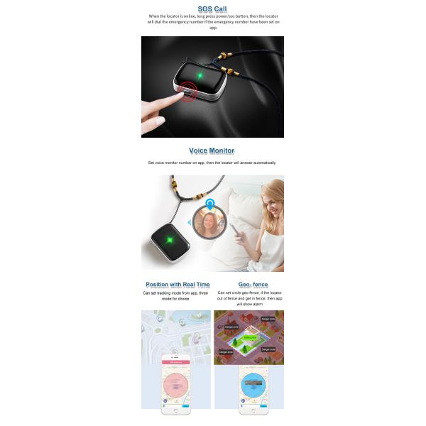 Micro Chip Smallest Police Lost Item Coordinates Cat Dog Children GPS Locator