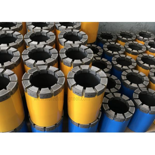 Double Tube Wireline Diamond Core Drill Bit , High Impact Impregnated Drill Bits