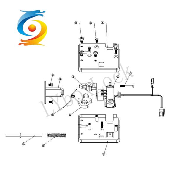 Stainless Steel Solenoid Cabinet Lock Electronic Control System