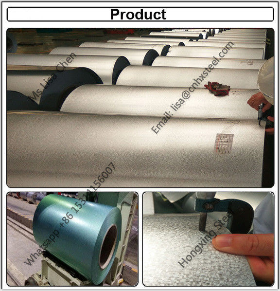 AZ150g 0.43x1200mm Galvalume steel coil / GL coils Az100g anti finger print