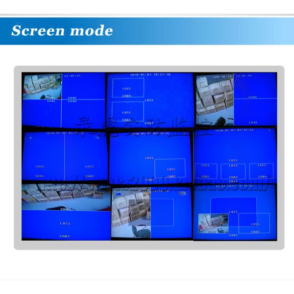 Portable CCTV Quad Processor , High Safety Car DVR 4 Camera System