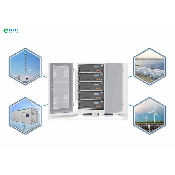 Rechargeable 100Ah RS485 48V LiFePO4 Battery Solar Battery Power Bank