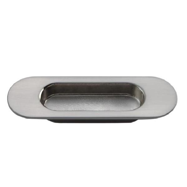 Anti Corrosion Concealed Drawer Pulls , 128mm Hidden Dresser Handles Assembly Aluminum Zinc Insert Knobs