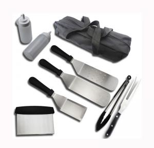 China 9PCS  Griddle Accessories Set Include Stainless Steel Griddle Spatula Set on sale