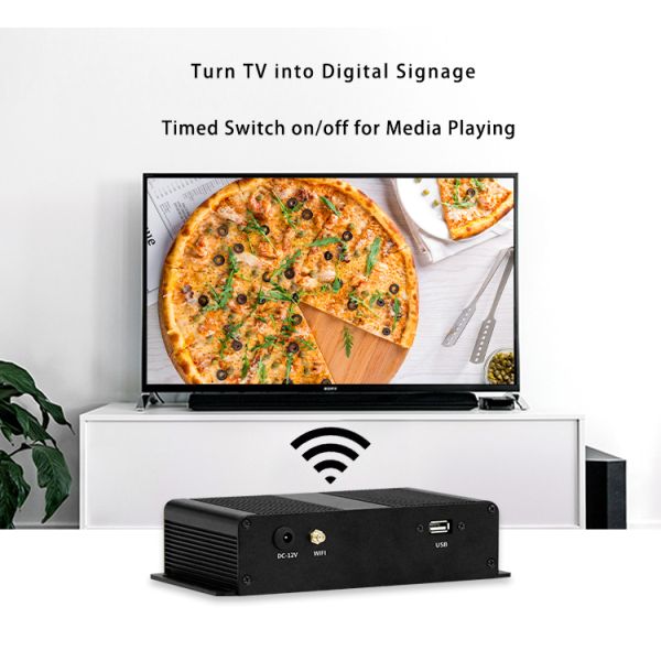 RK3288 Android Media Player Box 4K Ultra HD Commercial Digital Signage Controller for Retail Advertising