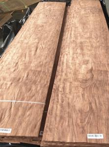 Buy cheap Crown Cut Exotic Wood Veneer Bubinga 0.45mm Plain Slice Fancy Plywood product