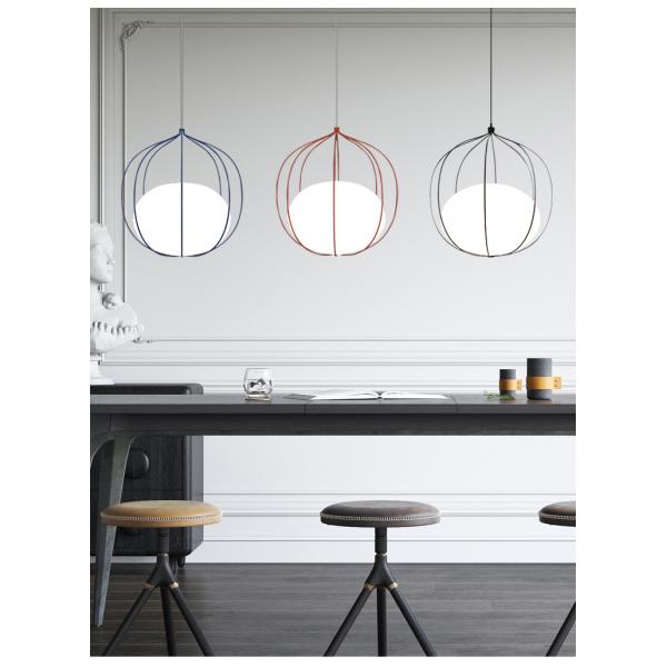 Nordic Modern Pendant Lights Iron Glass Ball pendant Lamp(WH-GP-171)