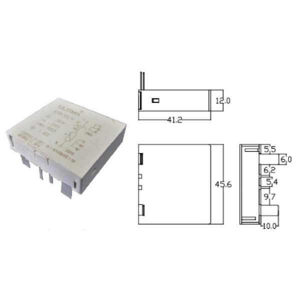 Square Ceramic Lighting Protector Surge Arrestor ZOV MOV Metal Zinc Oxide SPD Varistor