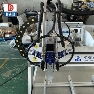 High Abrasive Material Potting Machine with Vertical Installation and Automatic