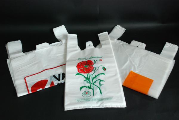 Quality Retail Shopping Disposable Polythene Bags , 6 - 40mic Custom Durable Plastic Bags for sale
