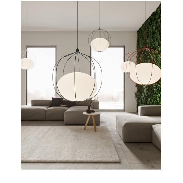 Nordic Modern Pendant Lights Iron Glass Ball pendant Lamp(WH-GP-171)