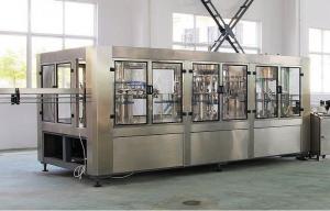 China Automatic Plastic Bottle fruit juice production line juice bottle hot filling machine prices,juice filling and packing m on sale