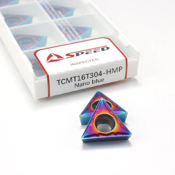 Nano-blue Coating Turning Inserts Tnmg16 Wnmg08 Cnmg12 Vnmg16 for Hard Steel CNC Carbide Cutter
