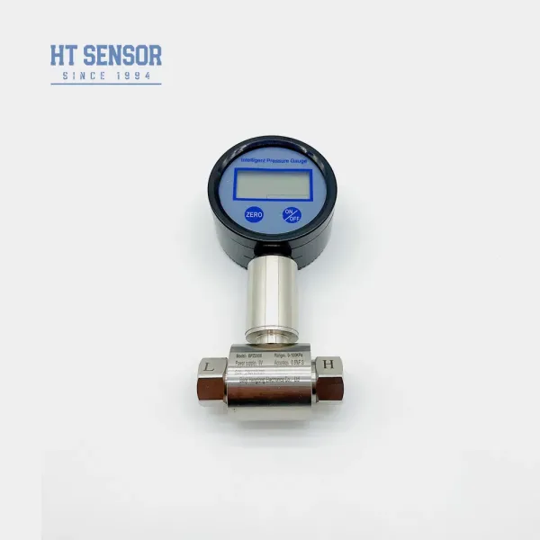 9V Battery Powered Digital Differential Pressure Gauge Pressure Sensor Transmitter Manufacture