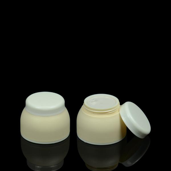 30ml 50ml 100ml Empty PP Cream Jar Bowl Shaped BPA Free Clear Plastic Jars With Lids