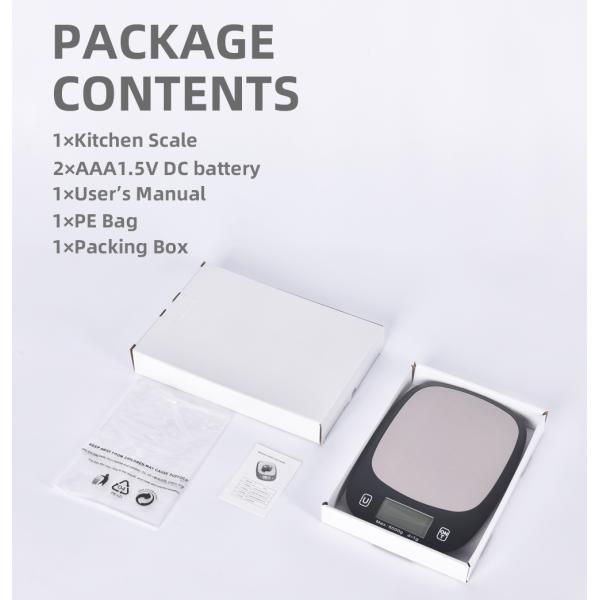 Certified Kitchen Scales Waterproof Multifunction Digital Kitchen Weighing Scale for Accurate Nutritional Measurements