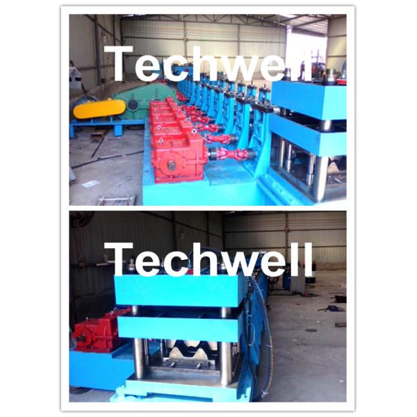 W Beam Guardrail Roll Forming Machine for Highway Guardrail Crash Barrier