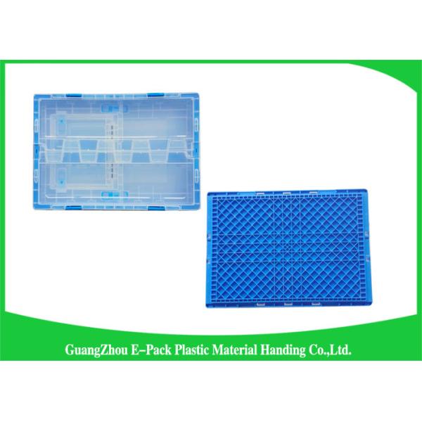 Solid Collapsible Plastic Containers , Foldable plastic storage bins