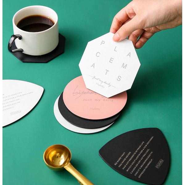 B1 Size Natural White 0.45mm 0.6mm 0.8mm Absorbent Drink Coasters Paper Board B1 Size Natural White 0.45mm 0.6mm 0.8mm Absorbent Drink Coasters Paper Board