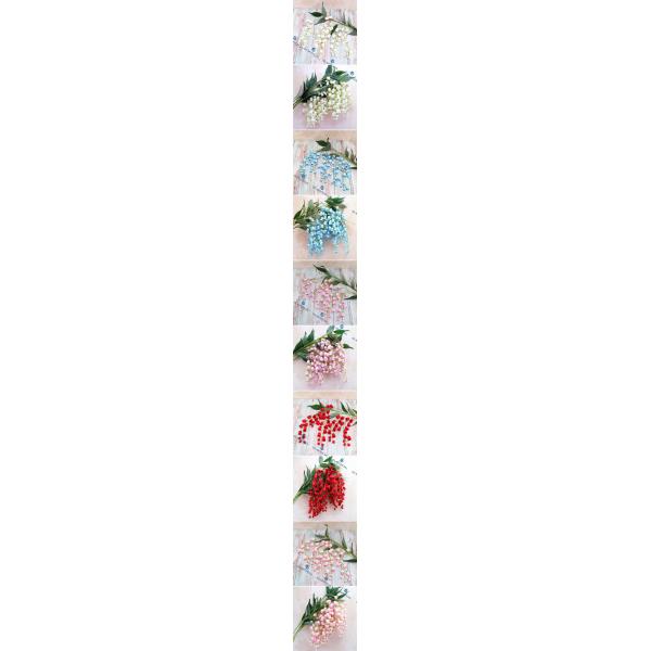 Plastic Or Silk Artificial Plants And Trees , Fake Wedding Flower