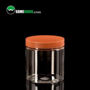 Buy cheap 250ml Smooth Surface Plastic Clear Jars Cosmetic Food Grade Plastic Jars product