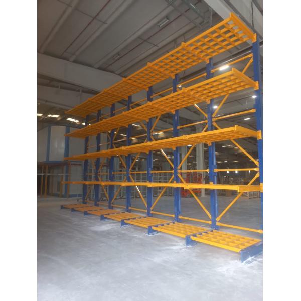 Durable Adjustable Arm Cantilever Rack for Heavy Loads in Industrial Environments