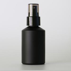 China Petg Cosmetic Spray Bottle 120ml Black Color Frosted Surfacefor Liquid on sale