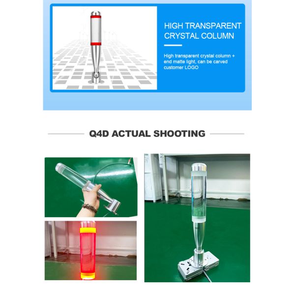 Rotating Base Machine Tower Lamp Equipment Warning LED Signal Tower Stack Lights