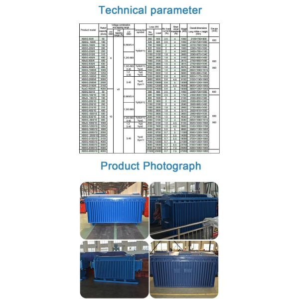 Henan NEW ELECTRIC POWER Three Dry Type Copper Winding High Capacity Mining Flame Proof Substation Transformer for Underground