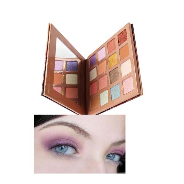 Nature Color Waterproof Eyeshadow Palette 12*12*5cm Multicolor Eye Makeup
