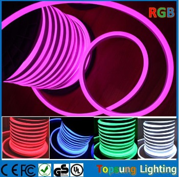 SMD5050 full color RGB 11x18mm 110V CE ROHS approval led neon flex with DMX controlller