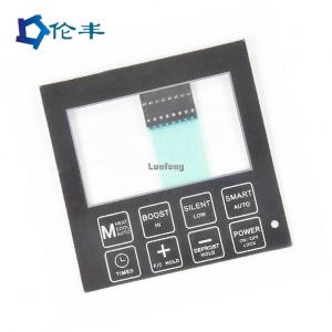 China PET Glossy Capacitive Membrane Keypad Touch LCD Window 3M468 on sale
