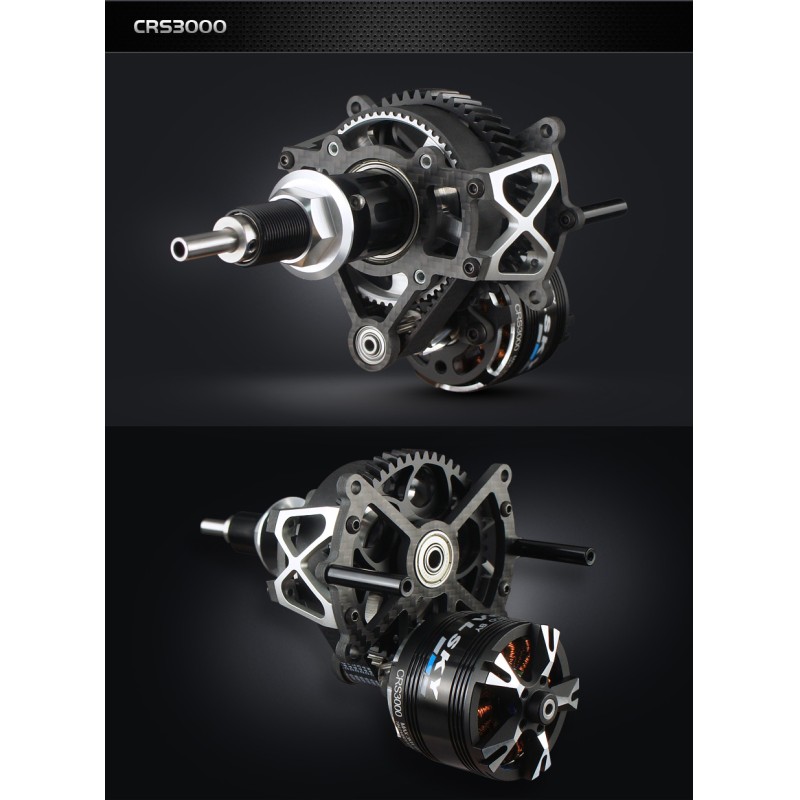 DUALSKY CRS3000 Twin-propeller Power System F3A Remote Control Contra-axis Aerobatic Aircraft UAV