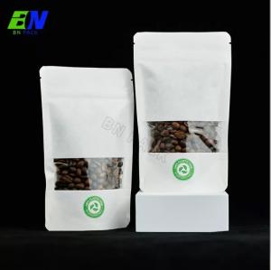 China Biodegradable PLA Reusable Food Pouches Coffee Bean Packaging with Valve on sale