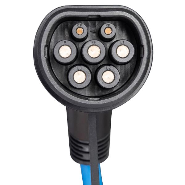 24 month warranty 16A 250V type 2 to type 2 electric car charger iec 62196-2 ev plug charging cable