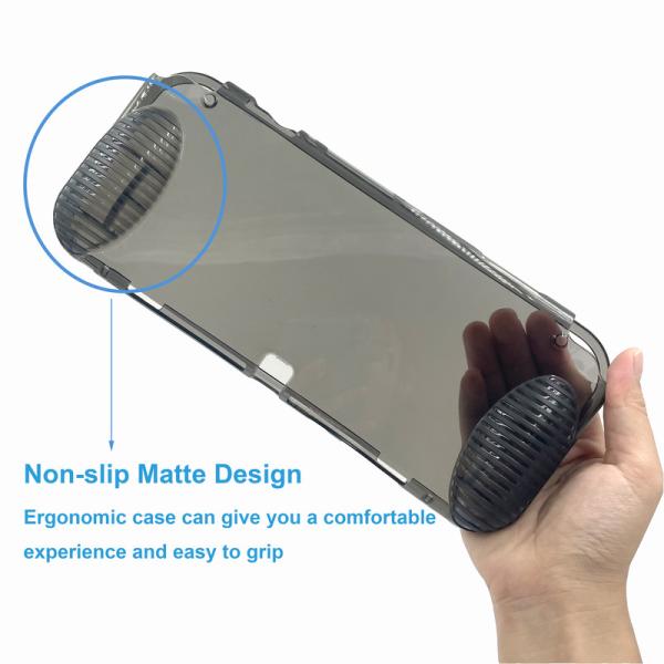 Anti-slip Rugged Protective HOXC TPU Case for Nintendo Switch OLED, Fully Protect TUP Cover for New Released Nintendo Switch Pro Console