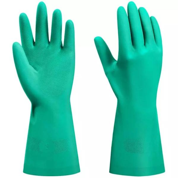 Industrial Safety Rubber Heavy Work Gloves Non Slip Grip