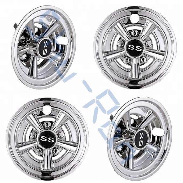 Golf Cart SS Wheel Covers Hub Caps for Most Golf Carts 8 inch