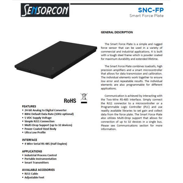 Sensorcon Brand Smart Scale Warehouse Smart Shelf Vending Machine Load Cell Force Plate