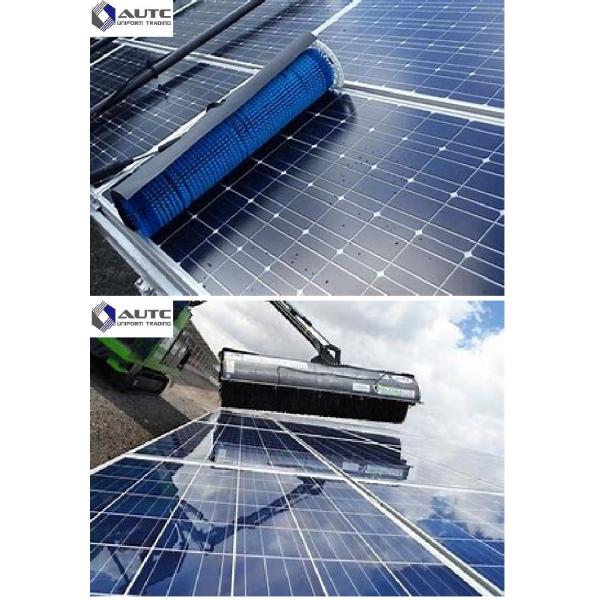 Customized Solar Panel Cleaning Brush Rotating Galvanized Iron PVC Pipe